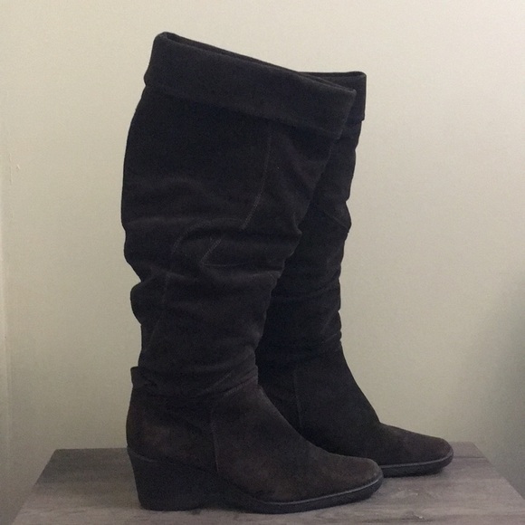 Aquatalia Suede Tall Boots - Picture 2 of 3